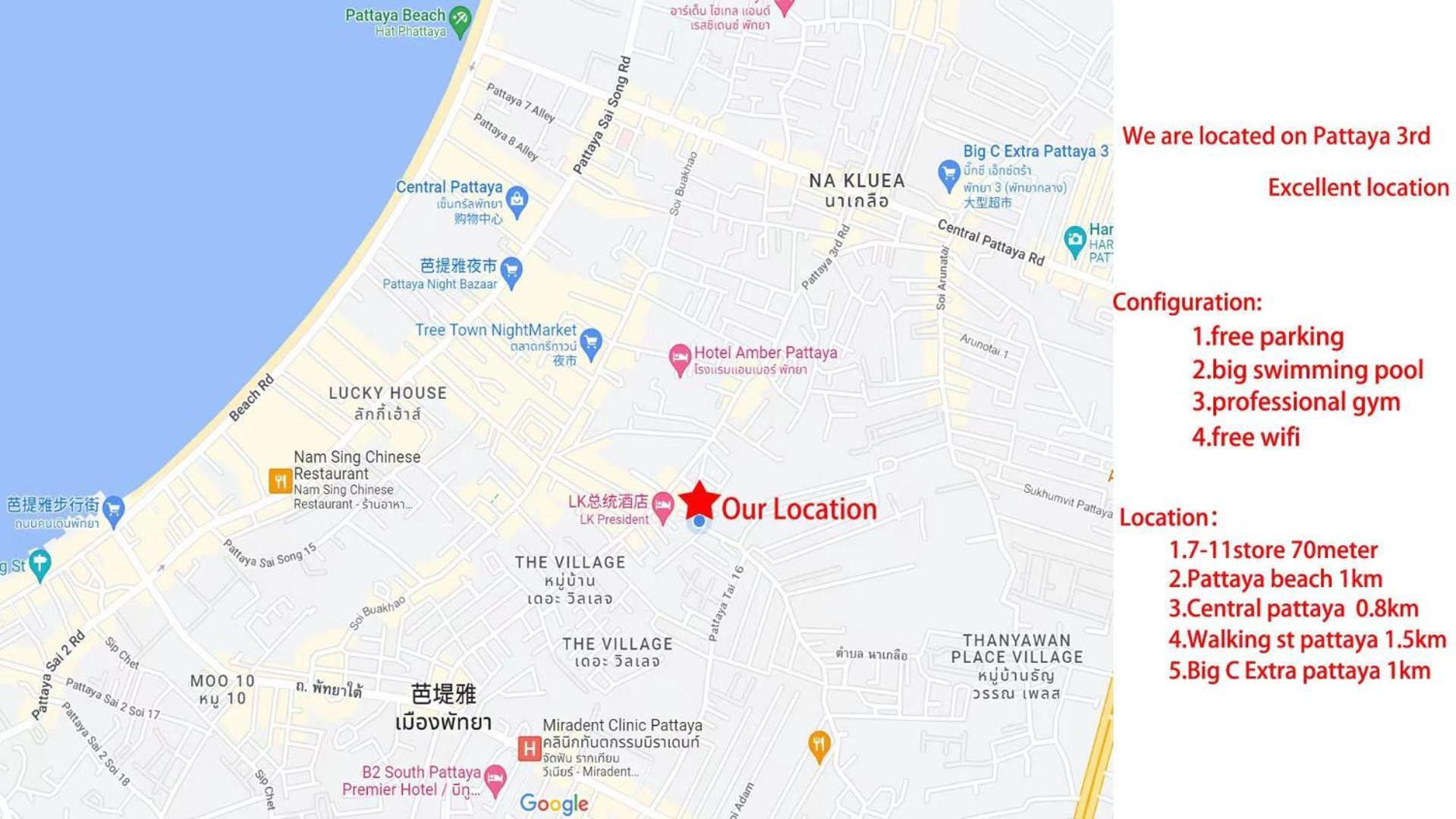 Pattaya City Center Residence K מראה חיצוני תמונה